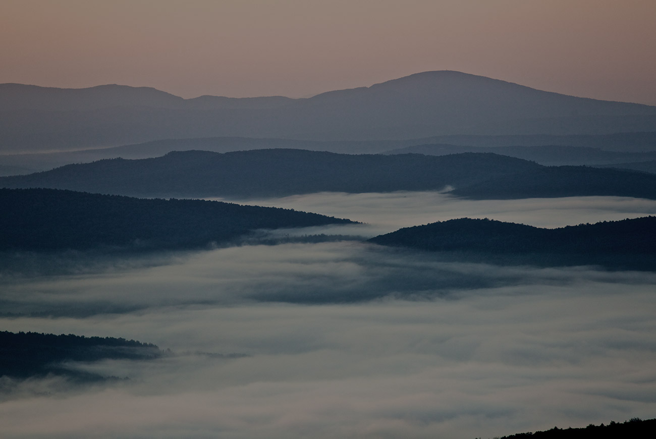 Vue du sommet du mont Hereford