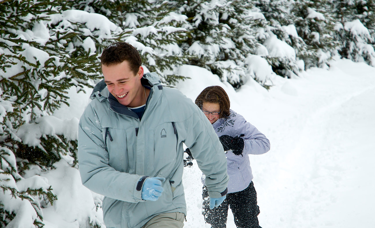 Winter activities in the Coaticook Region